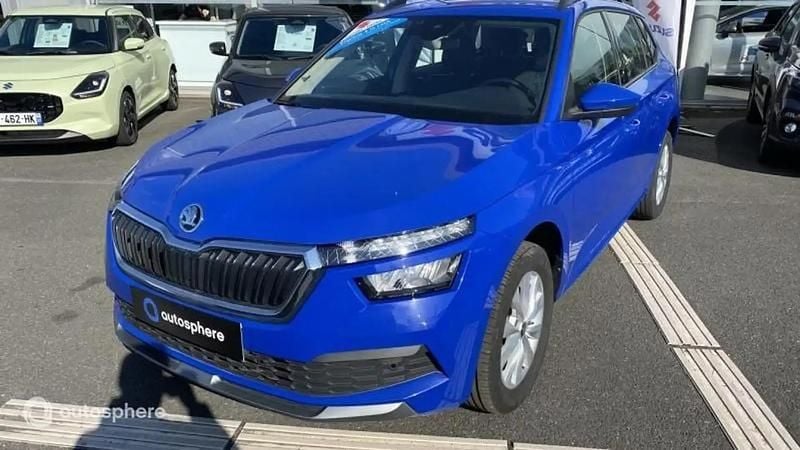 Bleu Utilisé 2021 Skoda Kamiq Business Line SUV | 20 499 € (Bon prix) - Image 1/4
