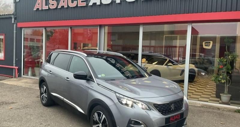 Gris Utilisé 2018 Peugeot 5008 GT-line Monospace | 21 990 € - Image 1/4