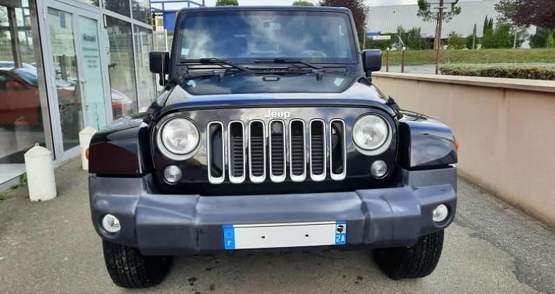 Noir Utilisé 2018 Jeep Wrangler Sahara SUV | 46 900 € (Prix juste) - Image 1/4