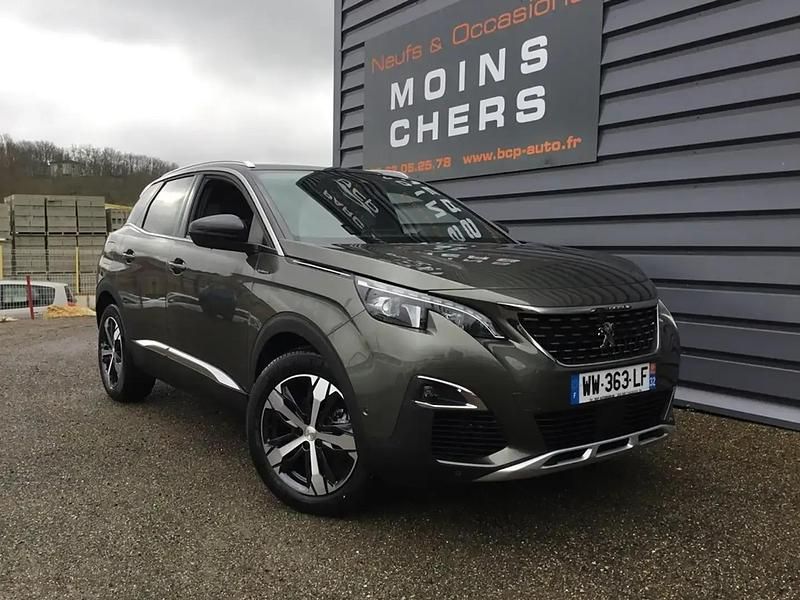 Gris Occasion 2020 Peugeot 3008 GT-line SUV | 16 990 € (Prix juste) - Image 1/4
