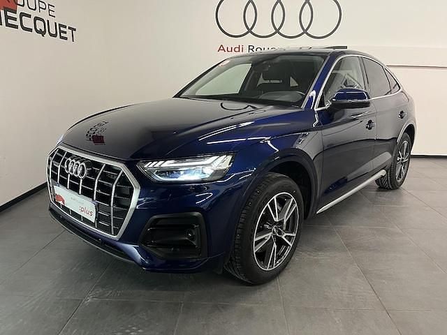 Bleu navarre métallisé Occasion 2023 Audi Q5 Sportback Advanced SUV | 54 990 € - Image 1/4