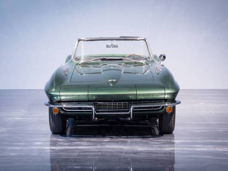 Occasion Chevrolet Corvette Stingray 350 ch (257 kW) 1967 Vert Cabriolet