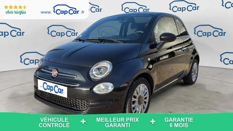 Noir Utilisé 2019 Fiat 500 Lounge Citadine | 10 490 € (Bon prix) - Image 1/4