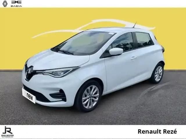 Blanc Occasion 2021 Renault Zoe Zen Citadine | 13 490 € (Prix juste) - Image 1/4