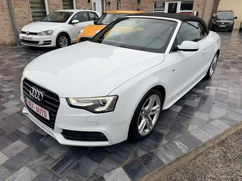 Occasion Audi A5 Cabriolet S-Line 170 ch (125 kW) 2015 Blanc Cabriolet