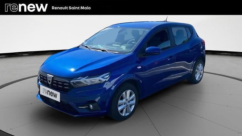 Bleu Utilisé 2022 Dacia Sandero Comfort Citadine | 13 890 € (Prix juste) - Image 1/4
