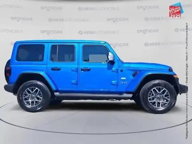 Occasion Jeep Wrangler Unlimited Overland 2023 Hydro blue SUV