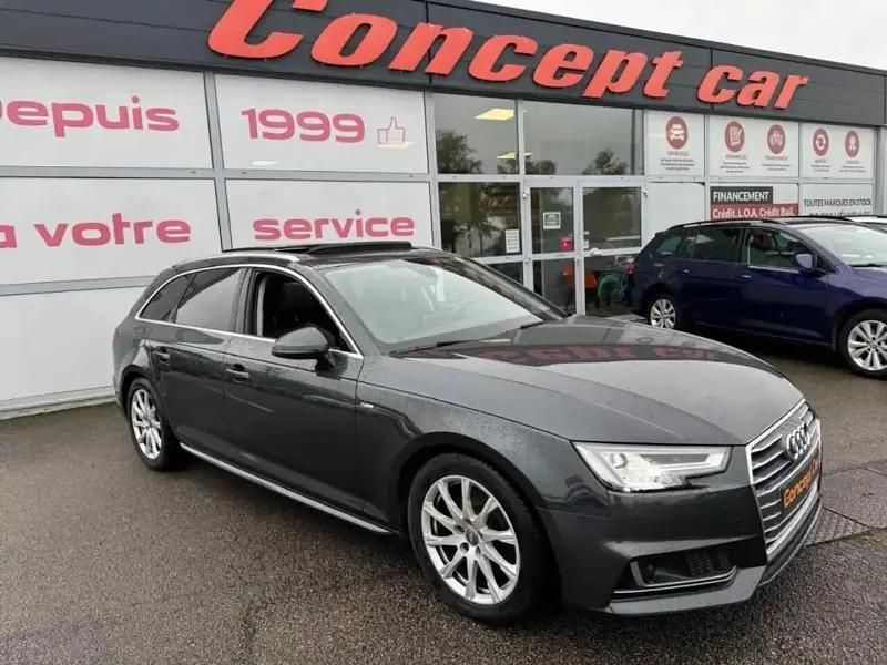 Gris Utilisé 2018 Audi A4 S-Line Break | 25 990 € (Prix juste) - Image 1/4