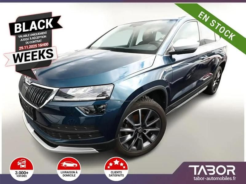 Bleu Occasion 2021 Skoda Karoq SUV | 26 488 € (Bon prix) - Image 1/4