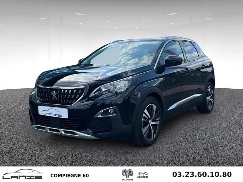 Noir Utilisé 2019 Peugeot 3008 Allure SUV | 15 890 € (Prix juste) - Image 1/4