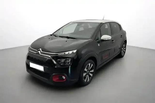 Noir Occasion 2021 Citroën C3 PureTech Berline | 11 289 € (Prix juste) - Image 1/4