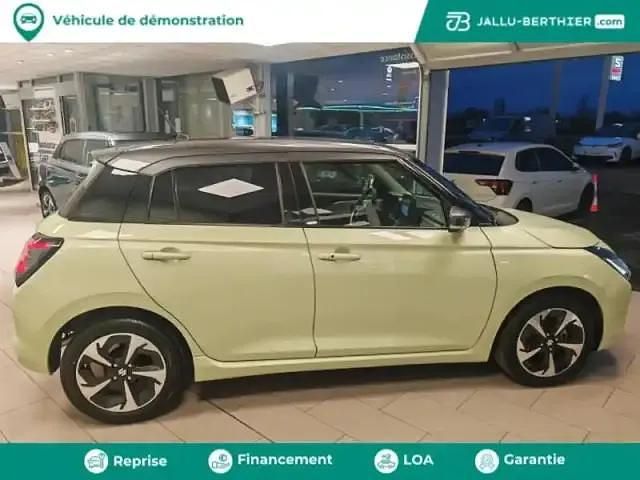 Nouvelle Suzuki Swift 2025 Cool yellow metallic/toit min gray Citadine