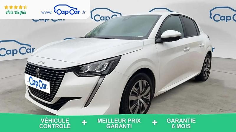 Blanc Utilisé 2020 Peugeot 208 Active Citadine | 10 490 € (Bon prix) - Image 1/4