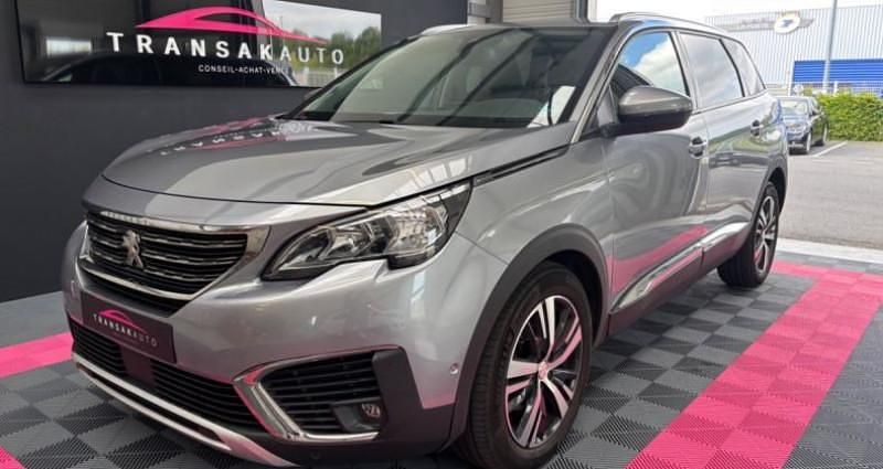 Gris Utilisé 2019 Peugeot 5008 Allure Monospace | 18 990 € (Bon prix) - Image 1/4