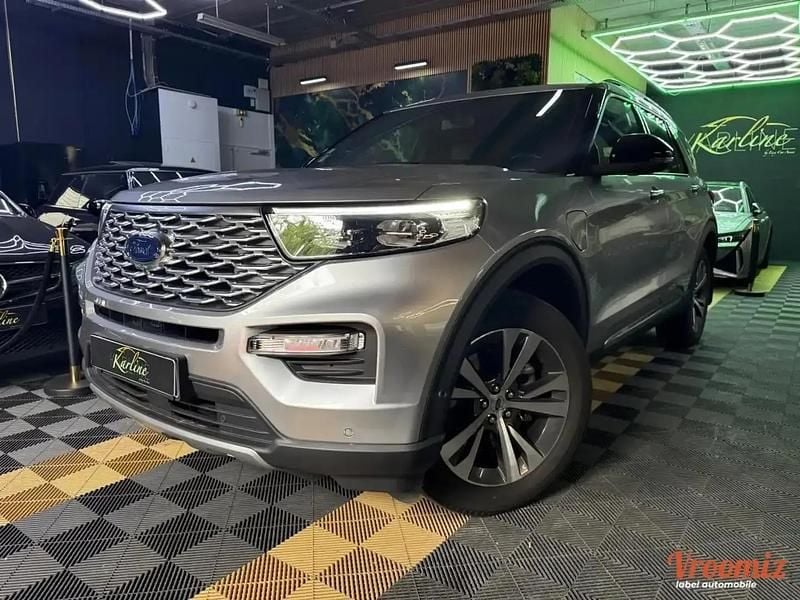 Noir Occasion 2021 Ford Explorer SUV | 54 990 € (Prix juste) - Image 1/4