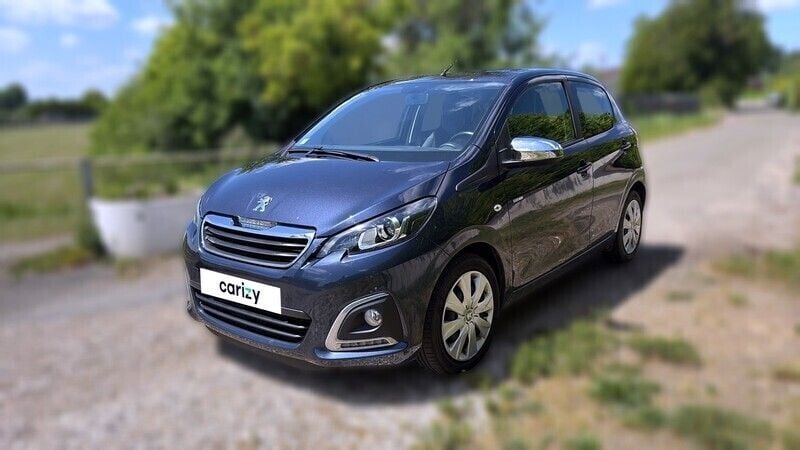 Bleu Utilisé 2017 Peugeot 108 Style Citadine | 6 590 € (Prix juste) - Image 1/4