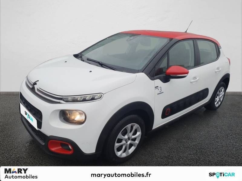 Blanc Utilisé 2019 Citroën C3 PureTech Citadine | 9 500 € (Prix juste) - Image 1/3
