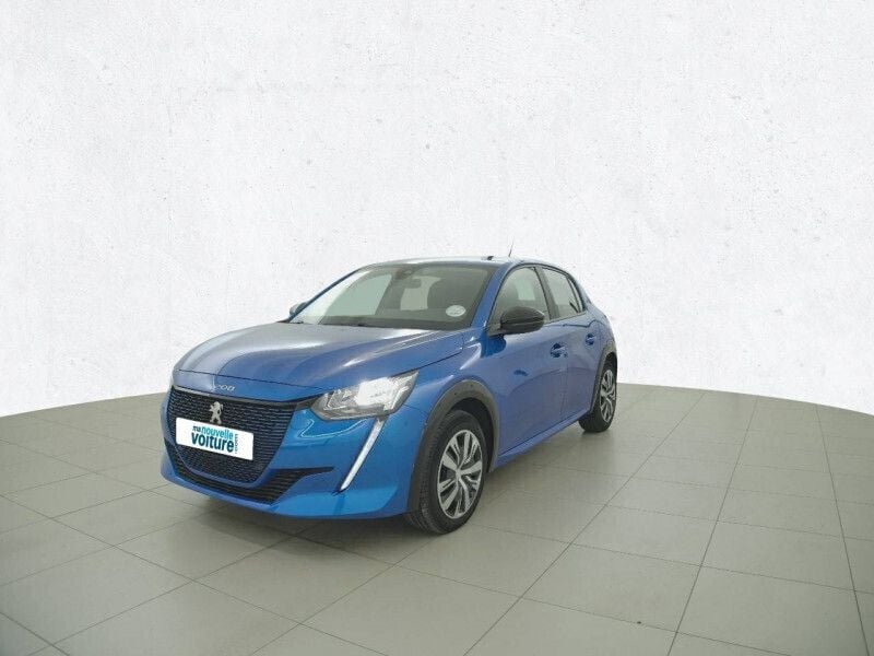 Occasion Peugeot e-208 Active 100 kW (136 ch) 2022 Bleu Citadine