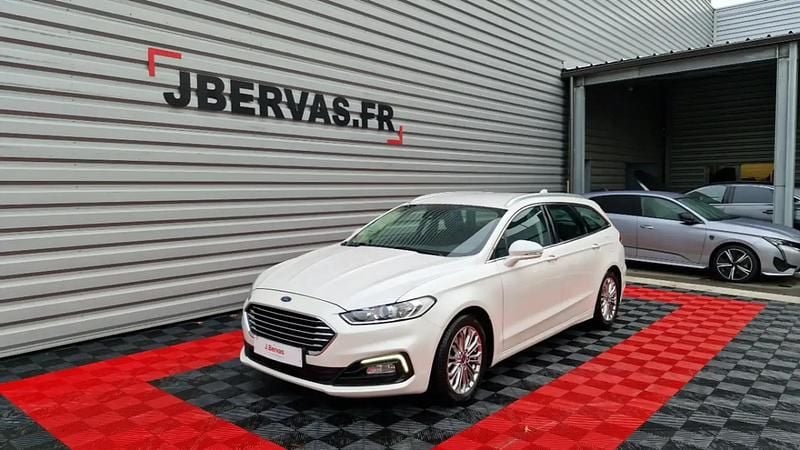 Blanc Utilisé 2020 Ford Mondeo Business Edition Break | 14 990 € (Prix juste) - Image 1/4