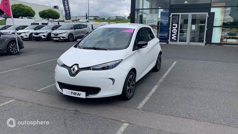 Blanc Utilisé 2018 Renault Zoe Intens Citadine | 6 899 € (Super prix) - Image 1/4