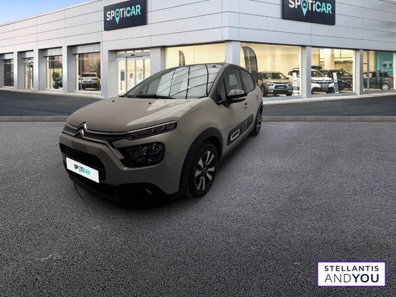 Beige Utilisé 2021 Citroën C3 PureTech Citadine | 11 090 € (Prix juste) - Image 1/3