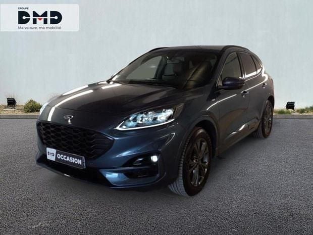 Bleu Utilisé 2021 Ford Kuga ST-Line X SUV | 26 290 € (Prix juste) - Image 1/4