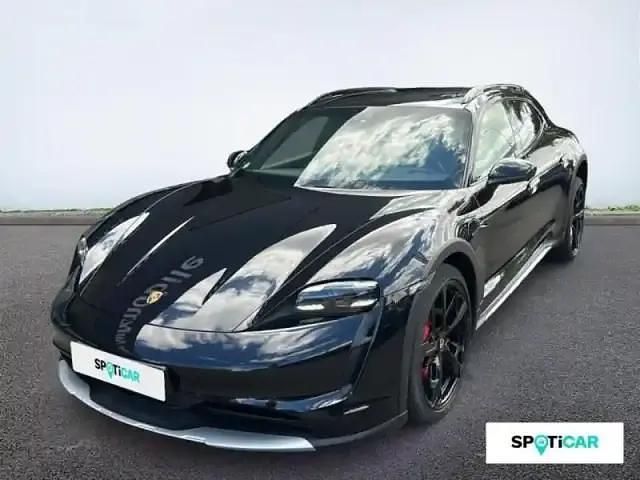 Noir intense métallisé Utilisé 2021 Porsche Taycan Cross Turismo Break | 65 990 € (Prix juste) - Image 1/4