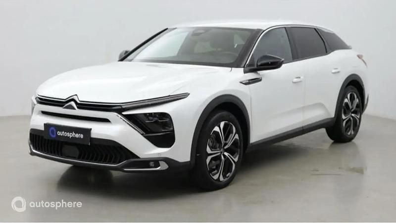 Blanc nacré (n) Utilisé 2023 Citroën C5 X Shine SUV | 23 999 € (Bon prix) - Image 1/4