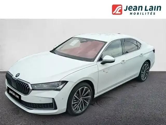 Occasion Skoda Superb 150 ch (110 kW) 2024 Blanc pur Berline
