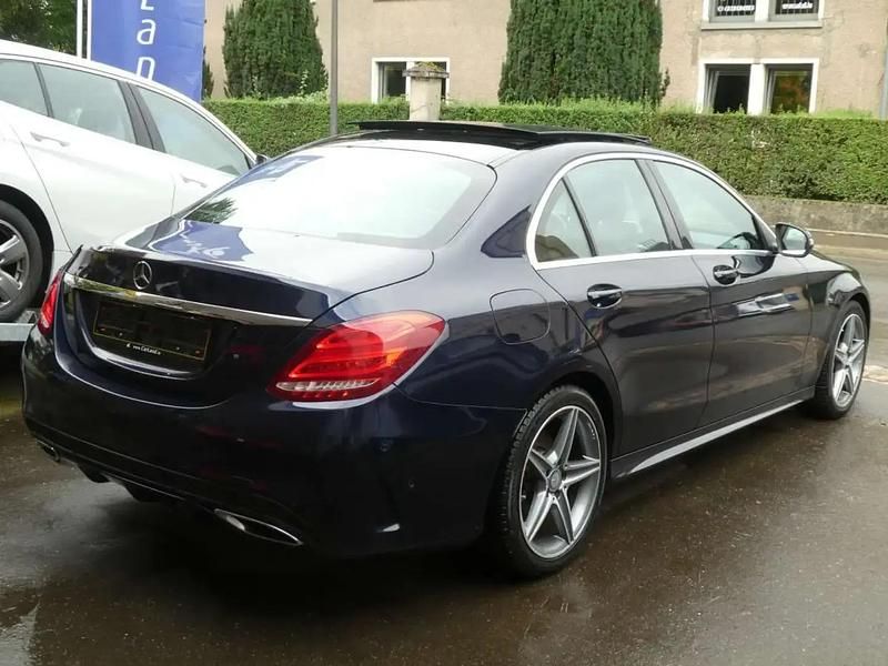 Occasion Mercedes C200 AMG line 136 ch (100 kW) 2017 Bleu Berline
