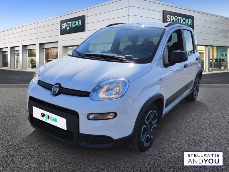 Blanc Utilisé 2022 Fiat Panda City Life Citadine | 10 790 € (Bon prix) - Image 1/4