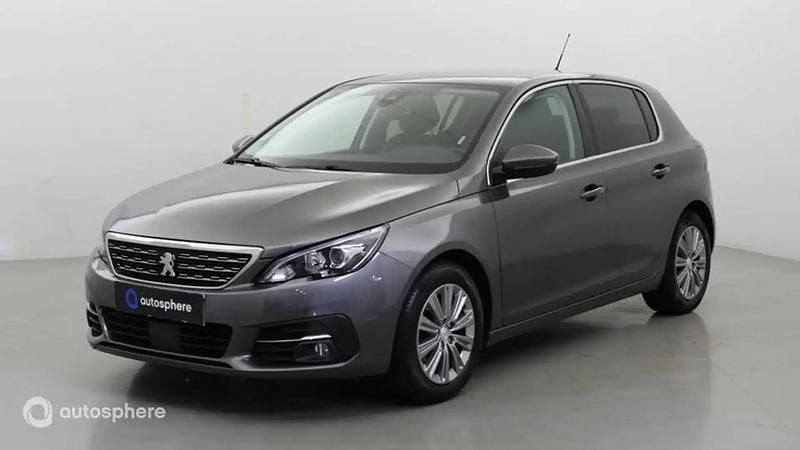 Gris Utilisé 2021 Peugeot 308 Allure Berline | 12 999 € (Bon prix) - Image 1/4