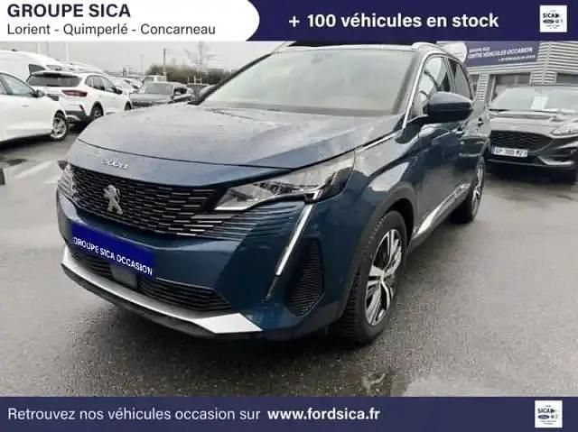 Bleu vertigo (s) Occasion 2020 Peugeot 3008 Allure SUV | 20 990 € (Prix juste) - Image 1/4