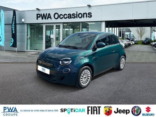Blanc Utilisé 2023 Fiat 500e Action Citadine | 16 500 € (Prix juste) - Image 1/4
