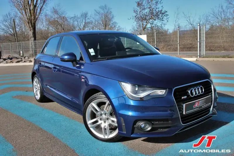 Bleu Utilisé 2014 Audi A1 Sportback S-Line Citadine | 13 990 € (Prix juste) - Image 1/4