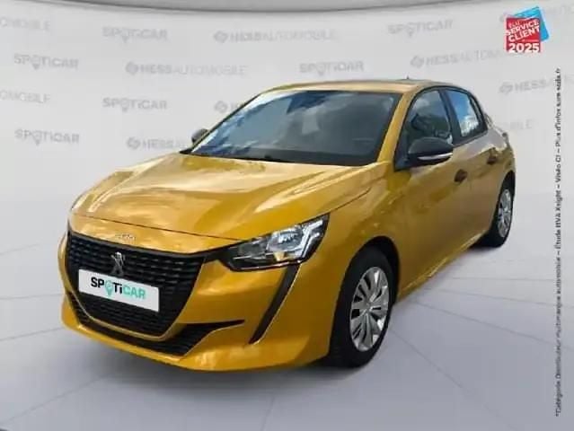 Jaune Utilisé 2020 Peugeot 208 S Citadine | 9 499 € (Bon prix) - Image 1/4
