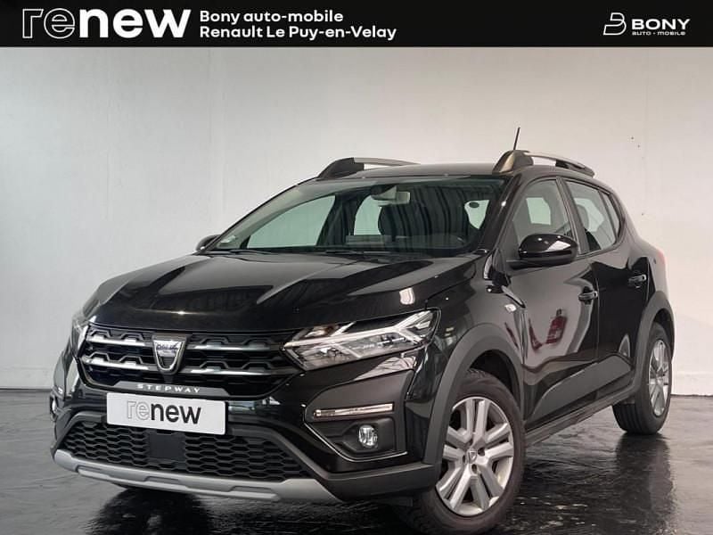 Noir Utilisé 2022 Dacia Sandero Comfort Citadine | 13 900 € (Prix juste) - Image 1/4