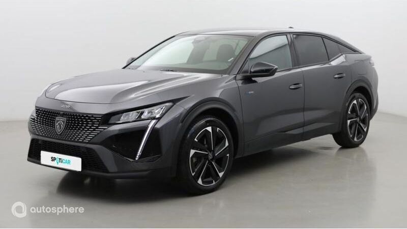 Gris titane (m) Utilisé 2023 Peugeot 408 Allure Berline | 29 499 € (Prix juste) - Image 1/4