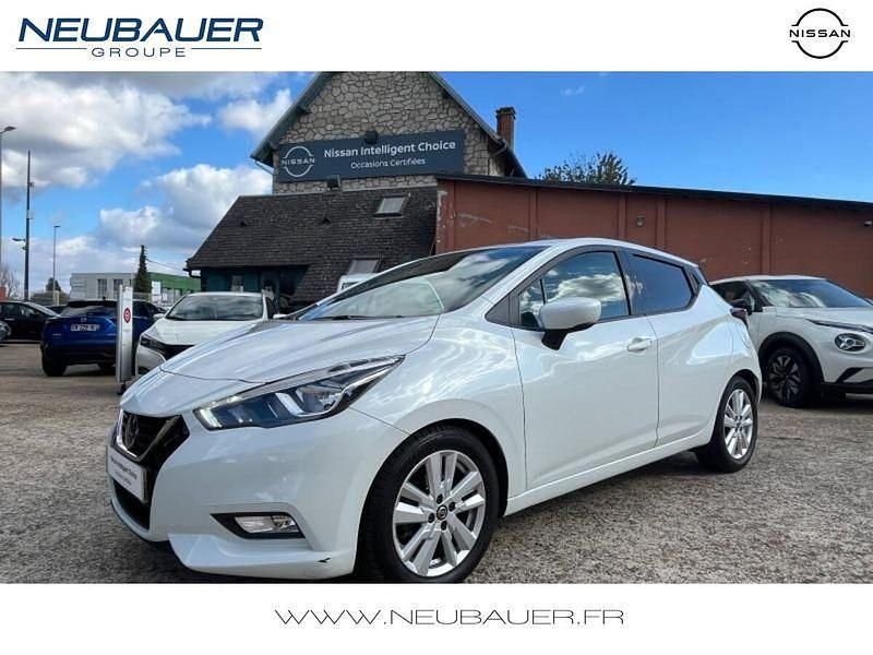 Blanc perle Utilisé 2020 Nissan Micra N-Connecta Citadine | 13 990 € (Bon prix) - Image 1/4