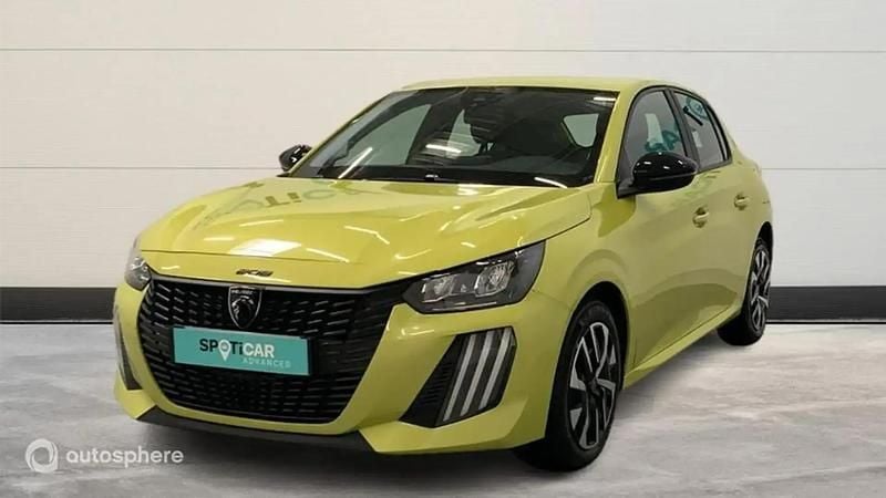 Jaune Utilisé 2024 Peugeot 208 Active Citadine | 14 999 € (Prix juste) - Image 1/4
