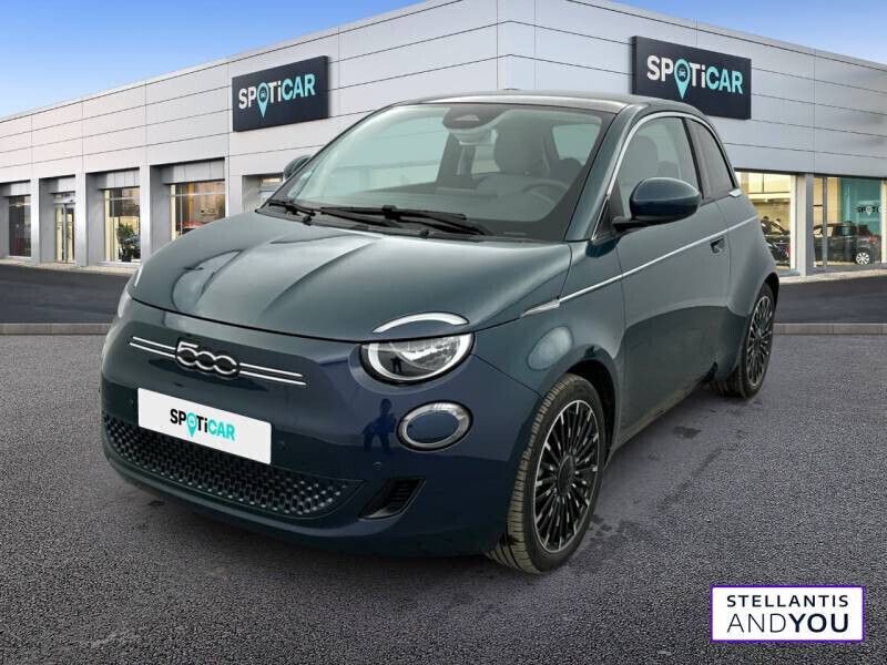 Vert Utilisé 2022 Fiat 500e Berline | 18 290 € (Prix juste) - Image 1/4