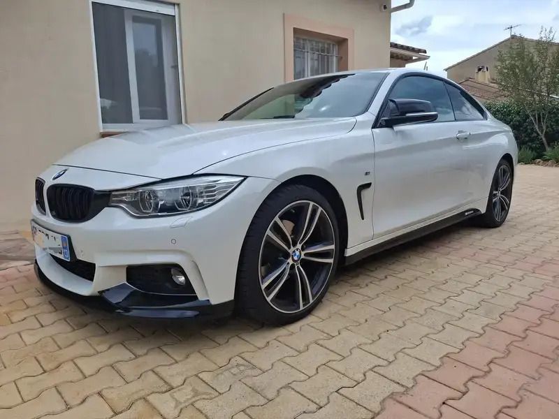 Blanc Utilisé 2016 BMW 420 M Sport Coupé | 26 900 € (Prix juste) - Image 1/4