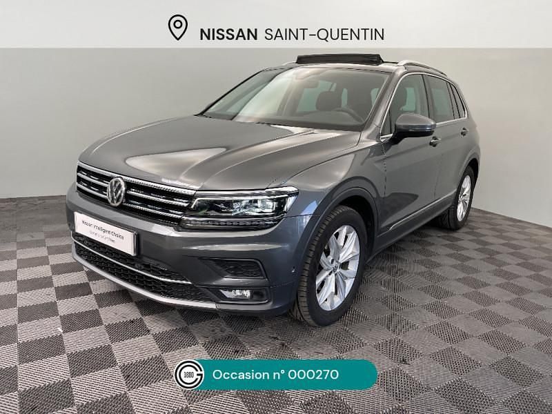 Gris Utilisé 2019 VW Tiguan Exclusive SUV | 24 900 € (Super prix) - Image 1/4