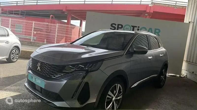 Gris Utilisé 2020 Peugeot 3008 Allure SUV | 19 499 € (Prix juste) - Image 1/4