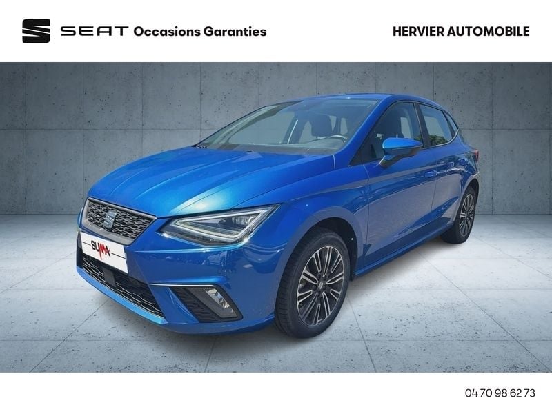 Bleu Utilisé 2024 Seat Ibiza Berline | 18 990 € (Prix juste) - Image 1/3