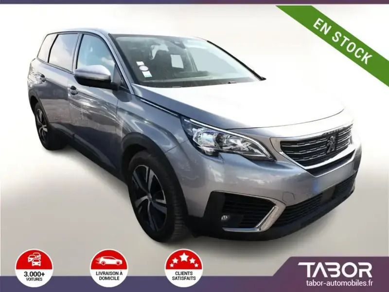 Gris Utilisé 2020 Peugeot 5008 Business-Line Monospace | 17 588 € (Super prix) - Image 1/4