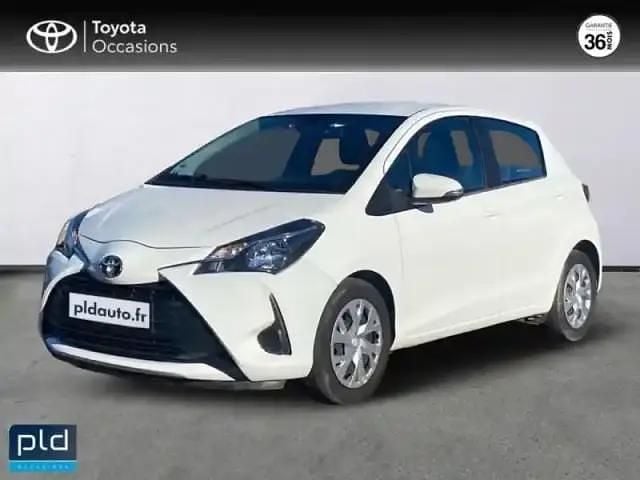 Blanc pur Utilisé 2019 Toyota Yaris Connect Style Berline | 11 490 € - Image 1/4