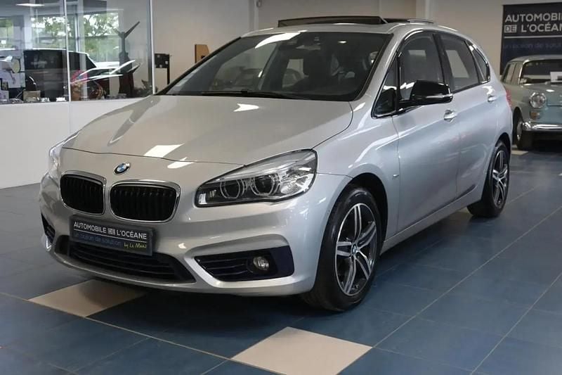 Gris Utilisé 2017 BMW 218 Sport Line Monospace | 16 498 € (Prix juste) - Image 1/4