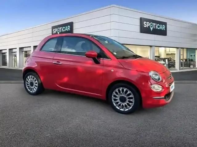 Occasion Fiat 500 Lounge 69 ch (50 kW) 2019 Coloris pastel coral red Berline