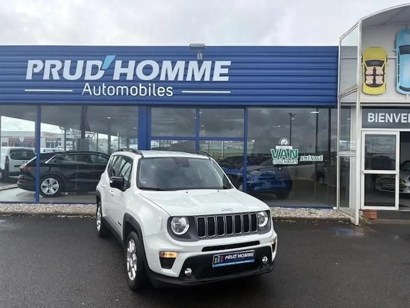 Blanc Occasion 2023 Jeep Renegade Limited SUV | 21 990 € (Prix juste) - Image 1/4